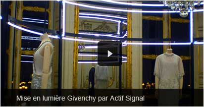Mise en lumière Givenchy par Actif Signal